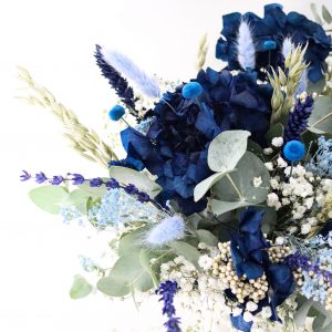 Ramo preservado azul – Inspirado en los colores del mar