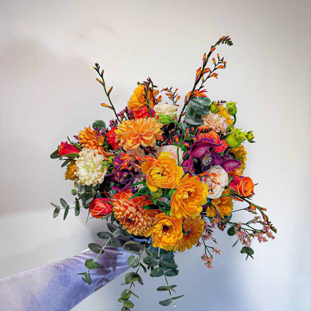 Ramo de novia flores frescas